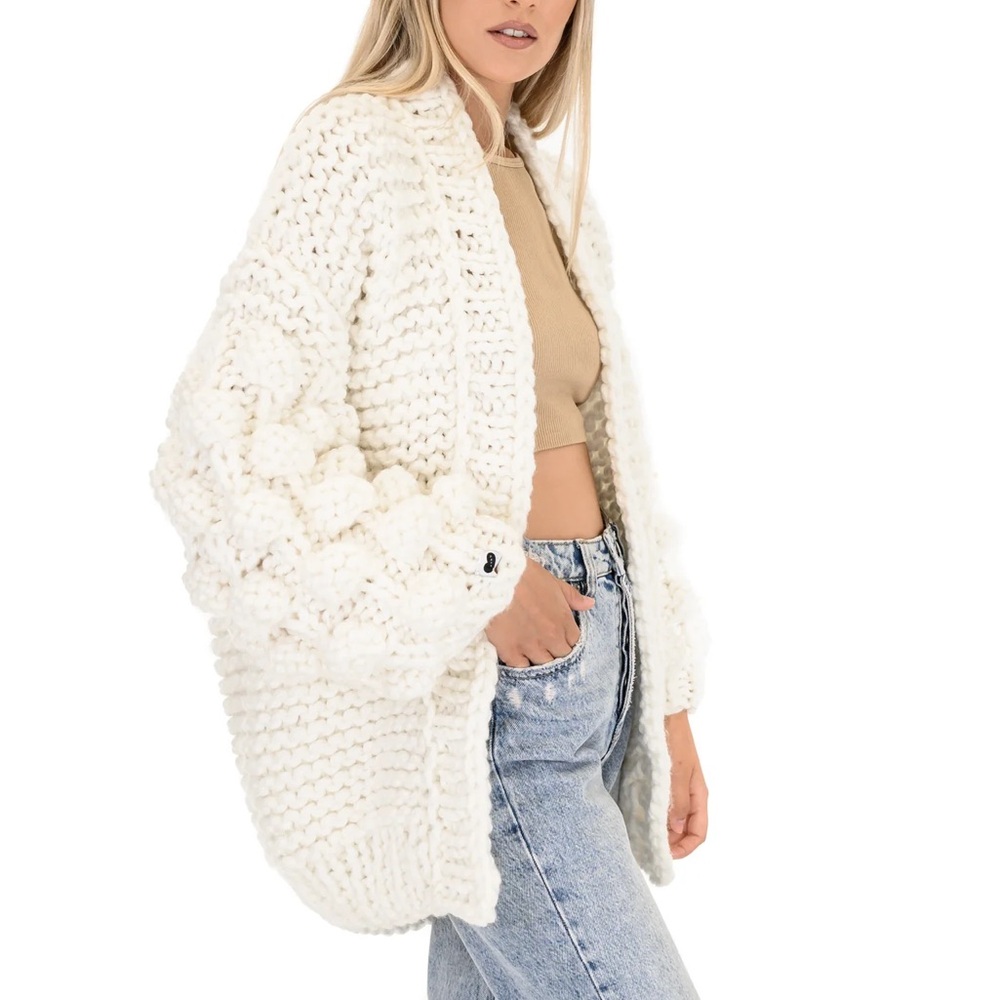 Mumshandmade Bubble Sleeve Cardigan